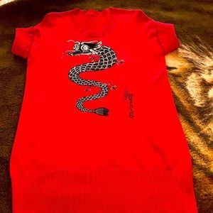 Red Love Moschino tunic